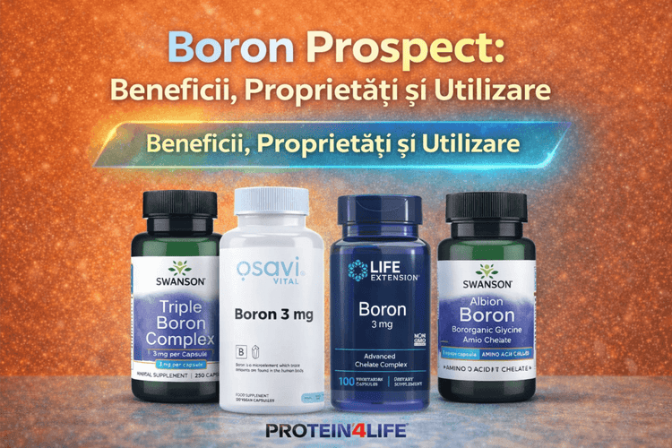 Boron Prospect – beneficii, proprietăți și utilizare | suplimente cu bor pentru sănătatea oaselor, hormonilor și metabolismului – Protein4Life