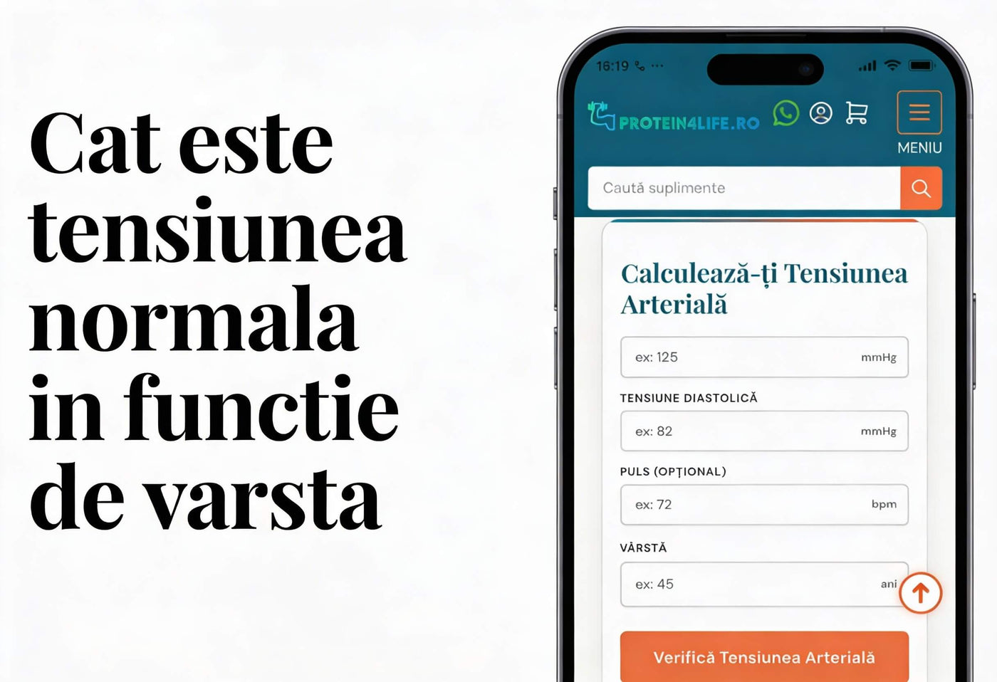 Cat este tensiunea normala in functie de varsta – calculator de tensiune arteriala online Protein4Life