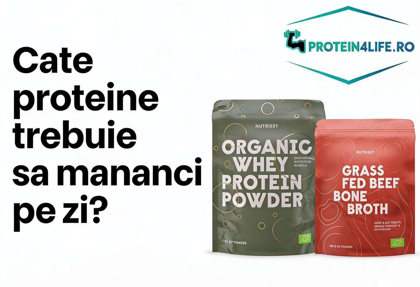Cate proteine trebuie sa mananci pe zi – necesarul zilnic de proteine pentru sanatate si masa musculara - Protein4life.ro