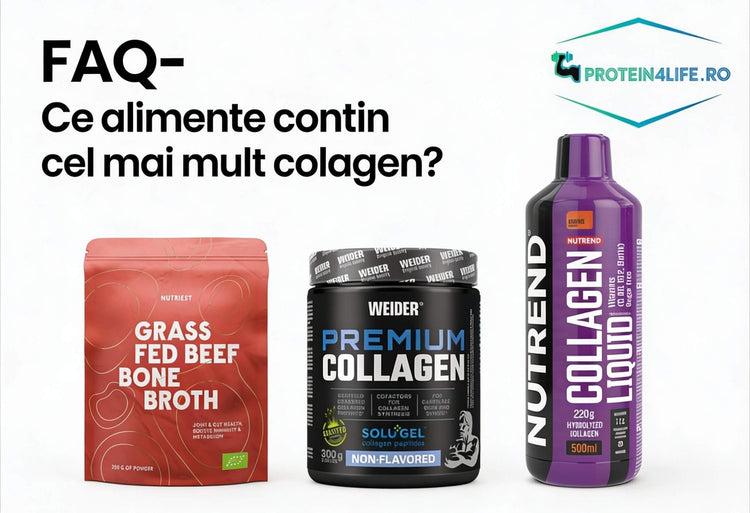 Ce alimente contin cel mai mult colagen - Ce trebuie să știi în 2026 - Protein4Life