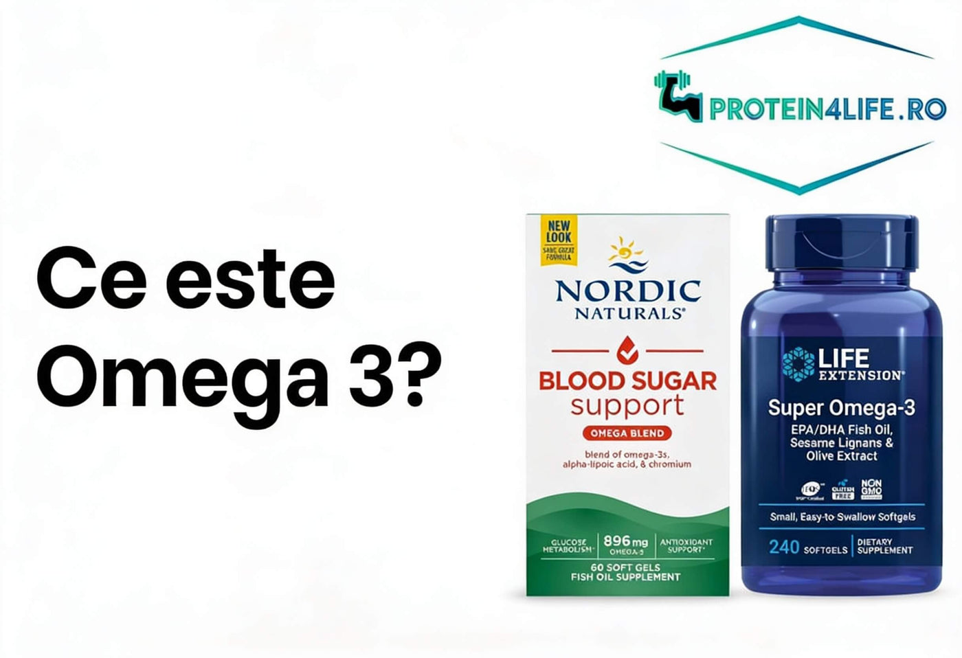 Ce este Omega 3 - Beneficii pentru creier si articulatii sanatoase - Protein4Life