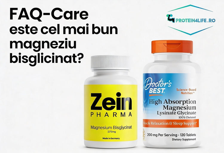 Cel mai bun magneziu bisglicinat - Ghid complet 2026 - Protein4Life