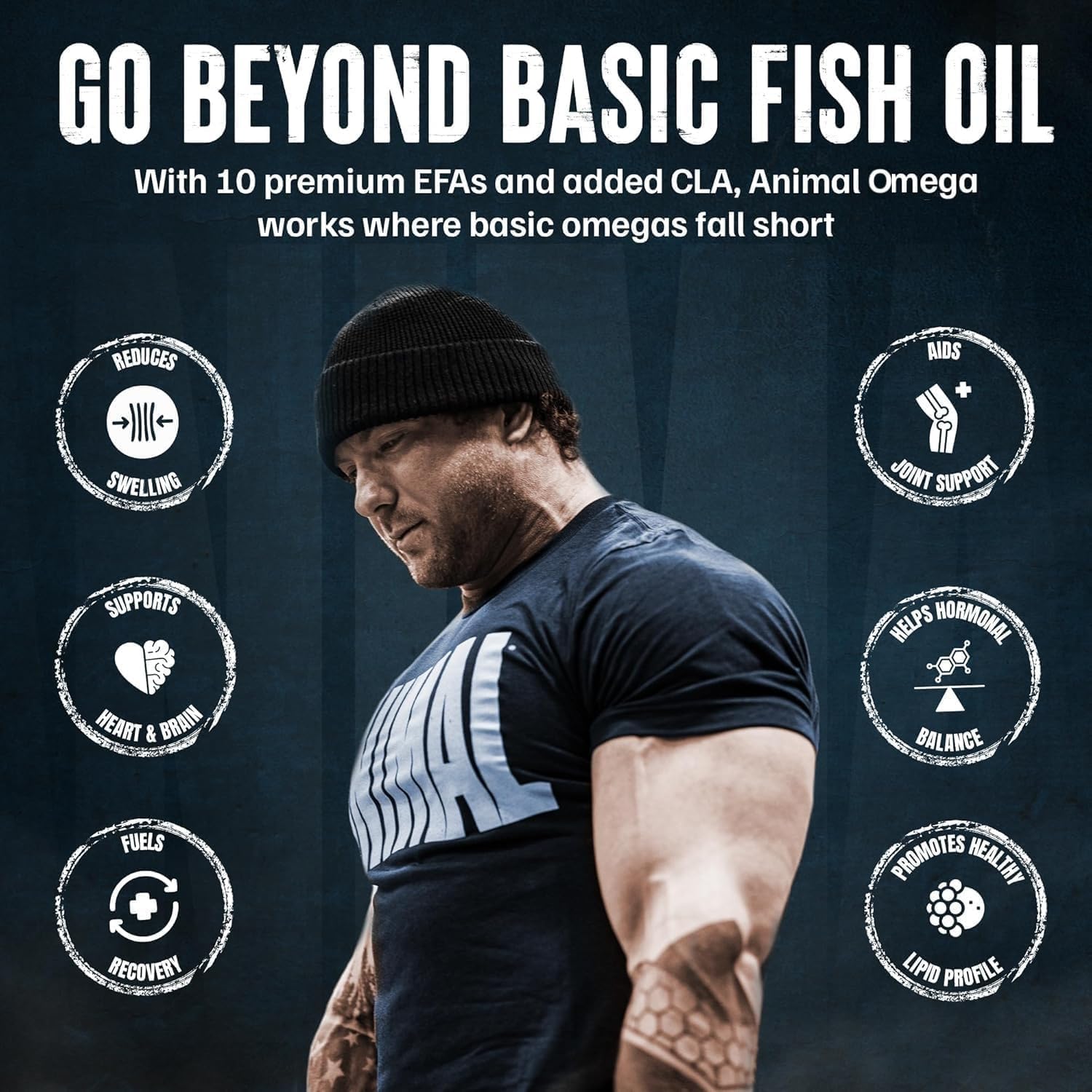 Animal Advanced Omega 3 cu CLA, GLA si ALA - Universal Nutrition - 30 pachete - Protein4Life