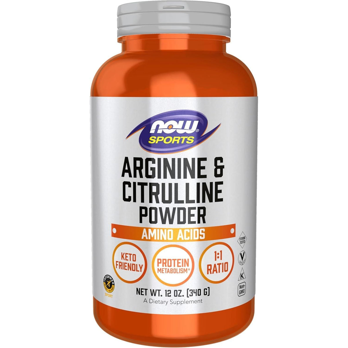 Arginina si Citrulina pentru Oxid Nitric si Circulatie - NOW Foods - Protein4Life