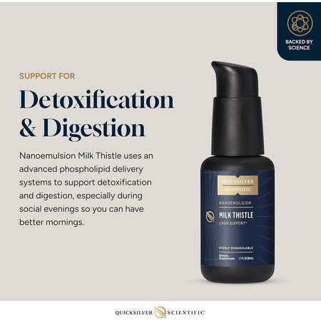 Armurariu Lipozomal – Silimarină Nanoemulsie – Quicksilver Scientific - 50 ml - Protein4Life