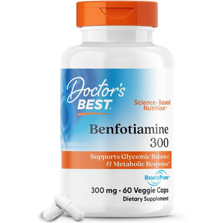 Benfotiamina - Vitamina B1 - BenfoPure - 300 mg - 60 Capsule - Doctor's Best - Protein4Life