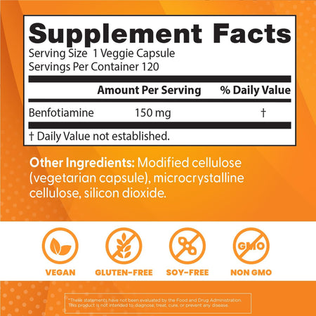 Benfotiamina - Vitamina B1 - BenfoPure - Doctor's Best - Protein4Life