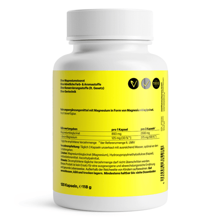 Bisglicinat de Magneziu Chelat - Zein Pharma - 375 mg - 120 capsule - Protein4Life