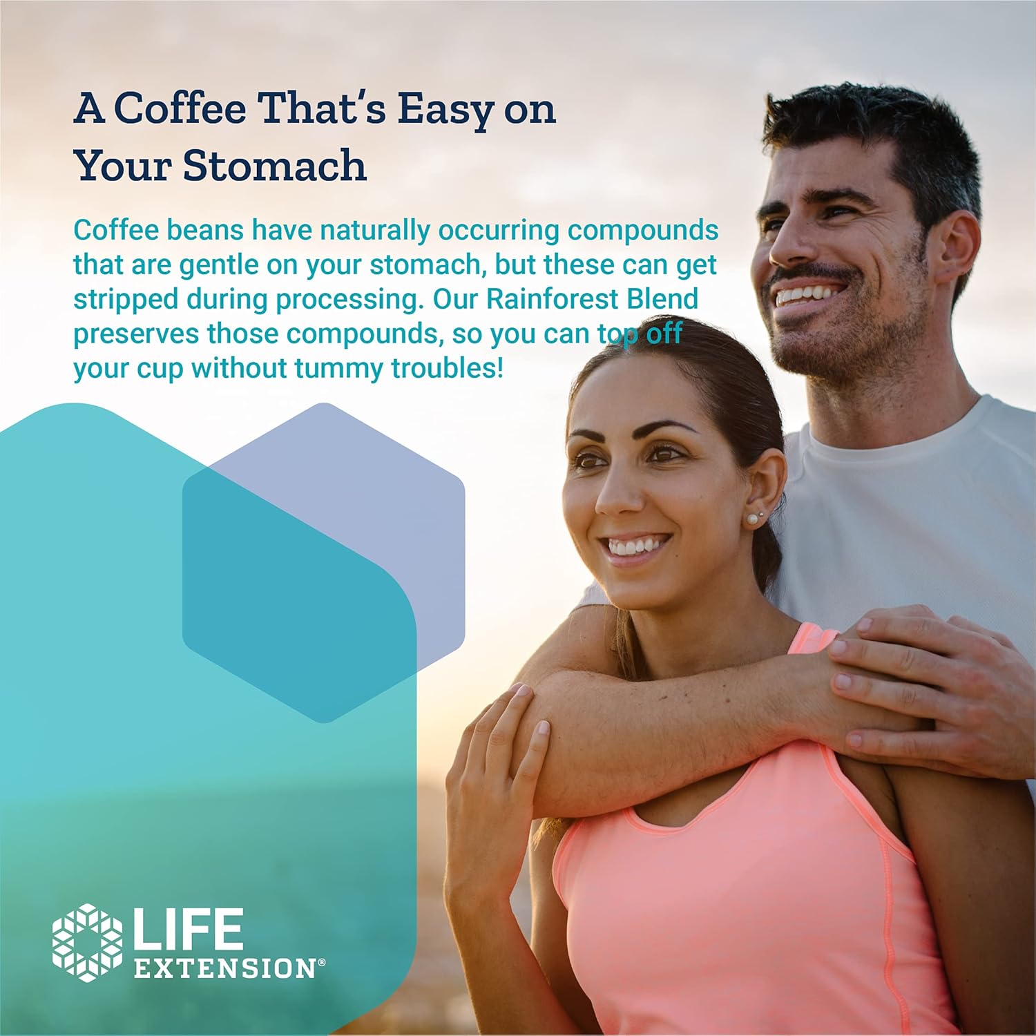 Cafea Organica Boabe - Fara Gluten - Whole Bean Coffee - Life Extension - 340 grame - Protein4Life