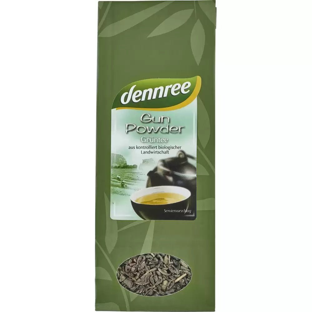 Ceai Verde Gunpowder Bio - Dennree - 100 grame - Protein4Life