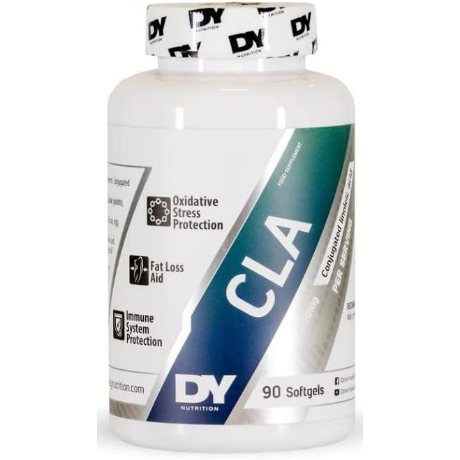 CLA Acid Linoleic Conjugat pentru Slabit si Arderea Grasimilor - Dorian Yates Nutrition - 1000 mg - 90 Capsule - Protein4Life