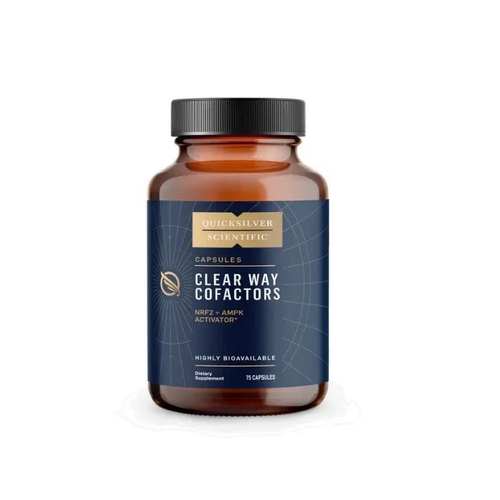 Clear Way Cofactors pentru Detoxifiere si Suport Hepatic - Quicksilver Scientific - 75 capsule - Protein4Life
