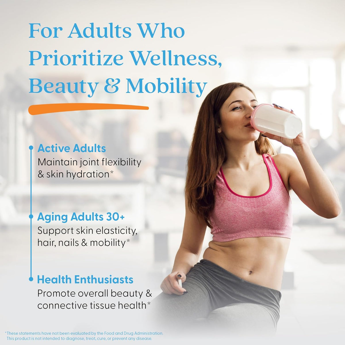 Colagen Hidrolizat cu Acid Hialuronic, Vitamina C si Biotina pentru Piele, Articulatii si Par - Doctor's Best Pure Collagen Peptides - 417 grame - Protein4Life