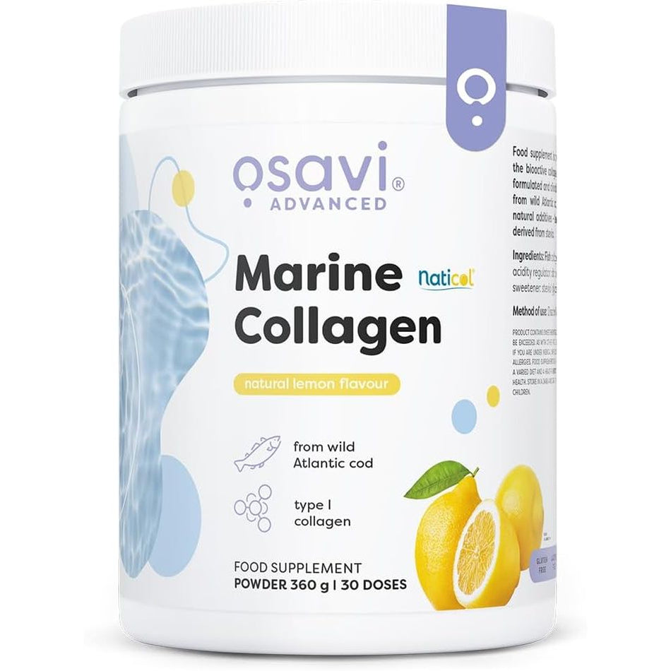Colagen Marin din Cod Salbatic cu Vitamina C pentru Piele, Articulatii si Oase - Osavi - 360 grame - Protein4Life