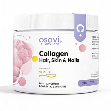 Colagen Peptide pentru Par, Unghii si Piele - Osavi - 150 grame - Fara Aroma - Protein4Life