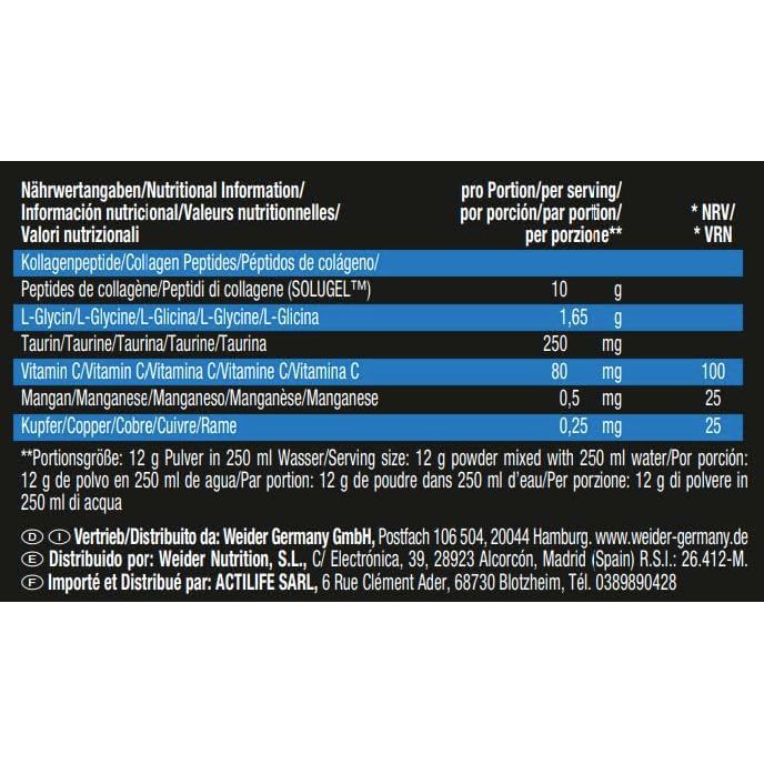 Colagen Premium Grass Fed - Weider - 300 grame - Protein4Life