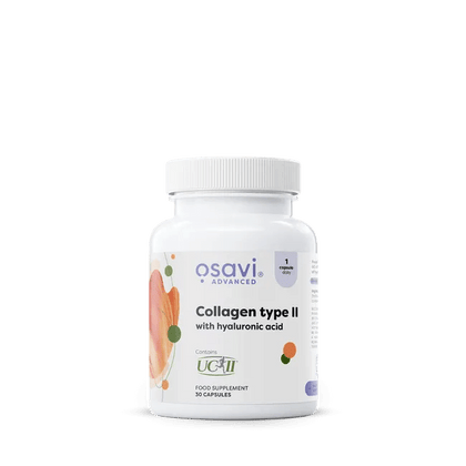 Colagen tip II cu Acid Hialuronic si Vitamina C - Osavi - 30 capsule -  Protein4Life
