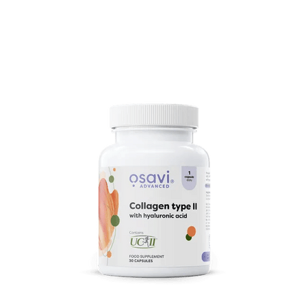 Colagen tip II cu Acid Hialuronic si Vitamina C - Osavi - 30 capsule -  Protein4Life