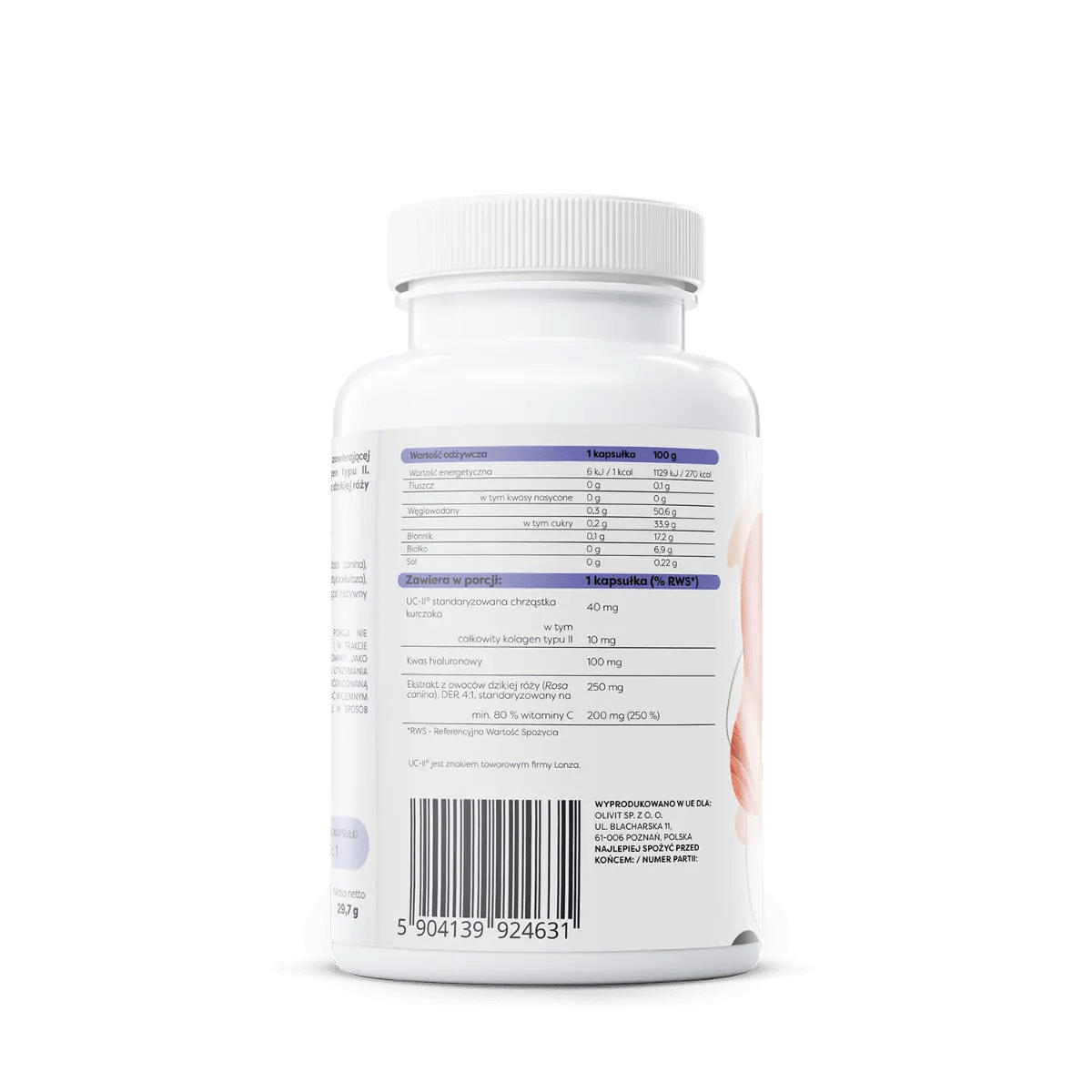 Colagen tip II cu Acid Hialuronic si Vitamina C - Osavi - Protein4Life