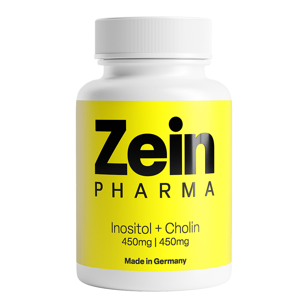 Colina si MyoInositol pentru Suport Hepatic si Sistem Nervos - Zein Pharma - 60 Capsule - 450 mg / 450 mg - Protein4Life