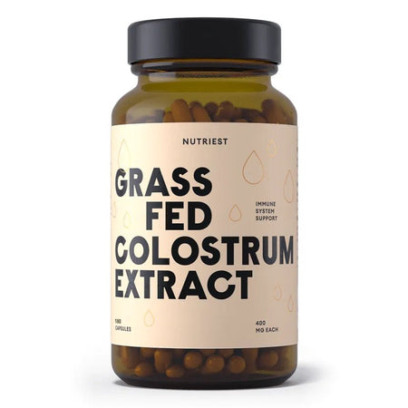 Colostrum Bovin din Lapte Grass Fed - Nutriest - 240 capsule - Protein4Life