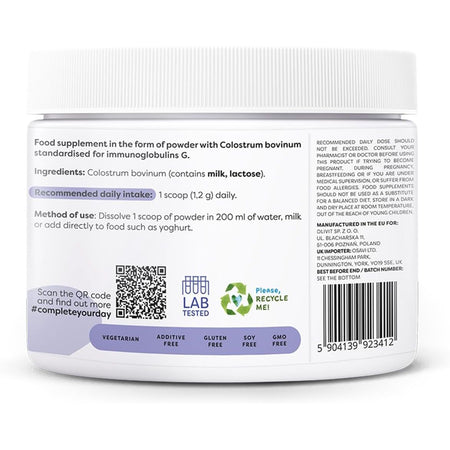 Colostrum Bovin Pudra - Osavi - 1200 mg - 100 grame - Protein4Life