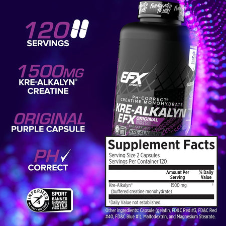 Creatina Kre Alkalyn EFX - EFX Sports - Protein4Life