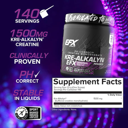 Creatina Kre Alkalyn EFX - EFX Sports - Protein4Life