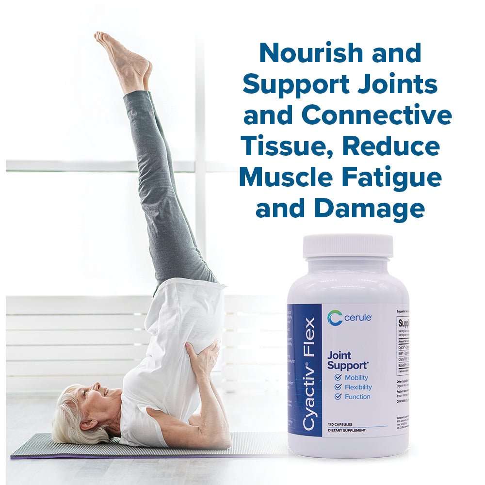 Cyactiv Flex pentru Articulatii si Mobilitate - Confort Articular Avansat - Cerule - 120 capsule - Protein4Life