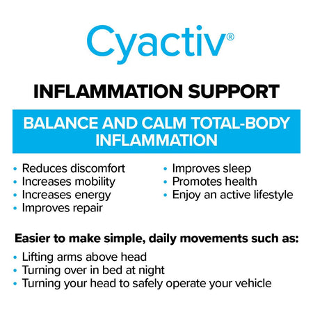 Cyactiv Inflammation Support pentru Suport Inflamator Sistemic - Cerule - 60 capsule - Protein4Life