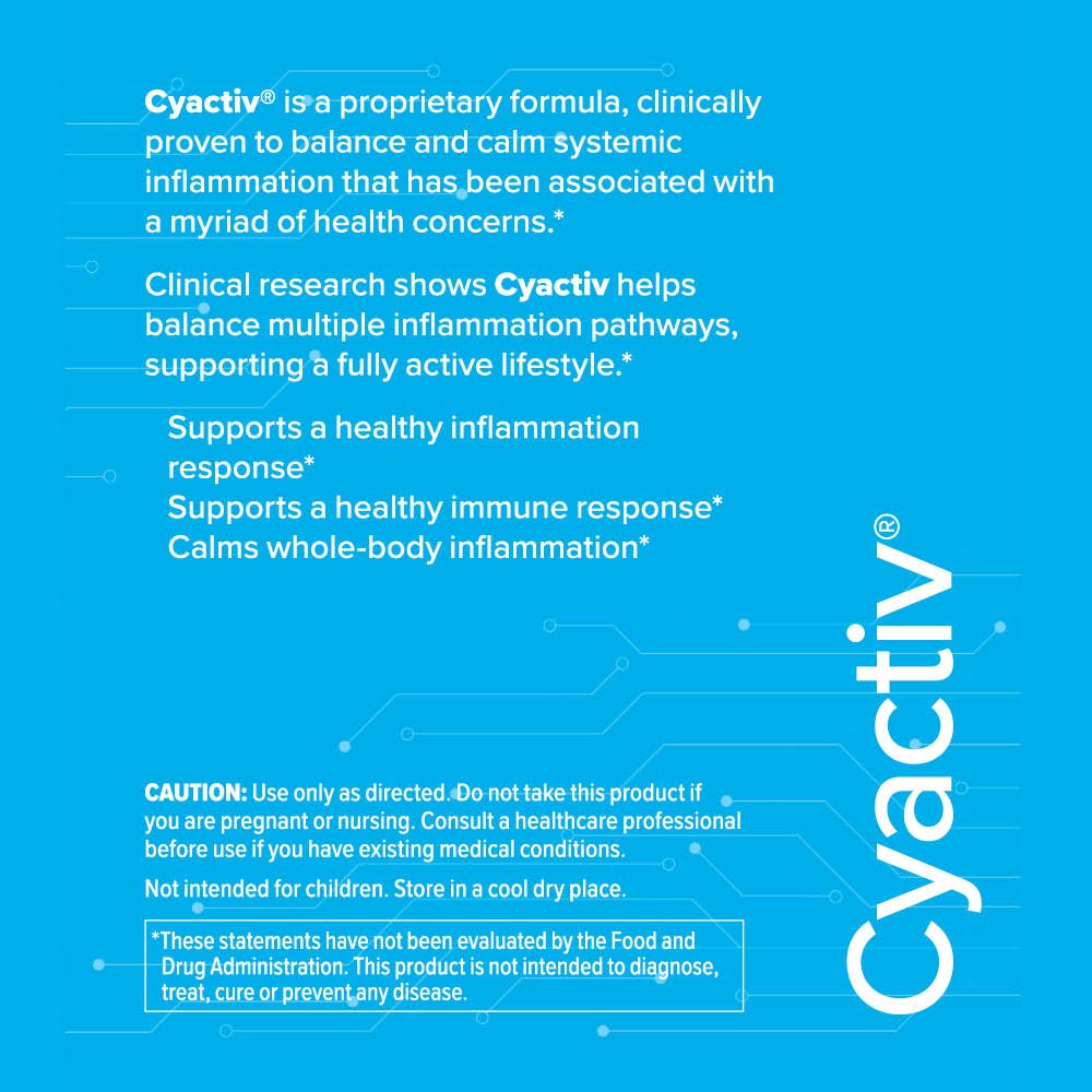 Cyactiv Inflammation Support pentru Suport Inflamator Sistemic - Cerule - 60 capsule - Protein4Life