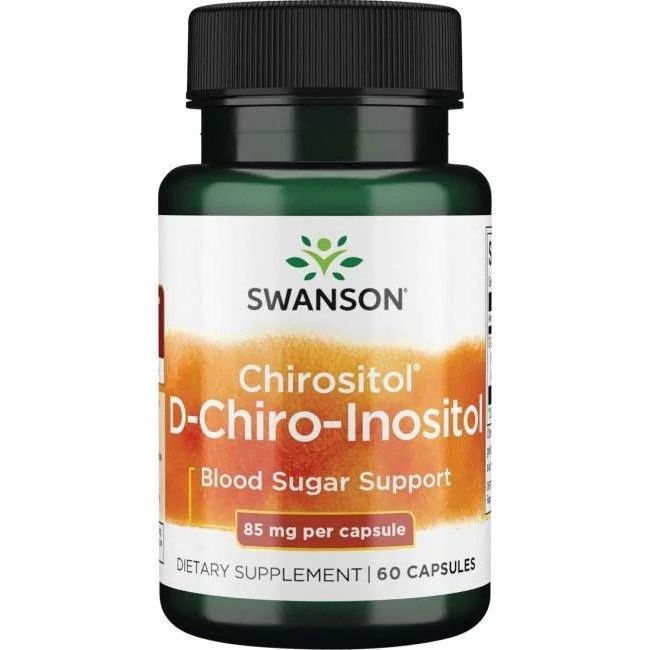 D-Chiro-Inositol cu Mangan, 60 caps, Swanson - Protein4Life