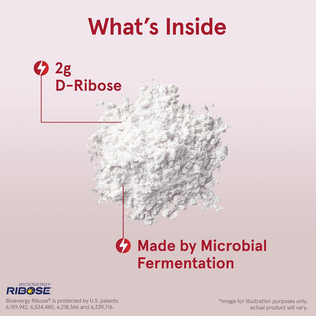 D - Riboza Pudra - Jarrow Formulas - 200 grame - Protein4Life