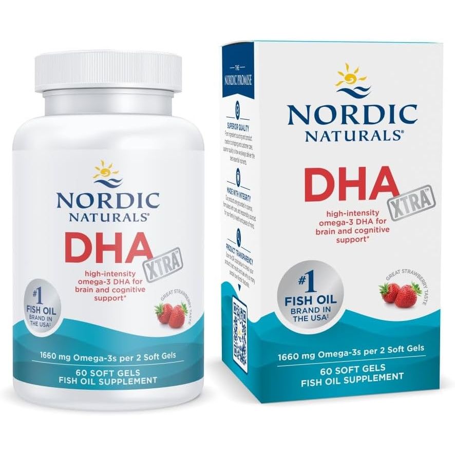 DHA Xtra Fish Oil - Nordic Naturals - 1660 mg - 60 capsule - Protein4Life