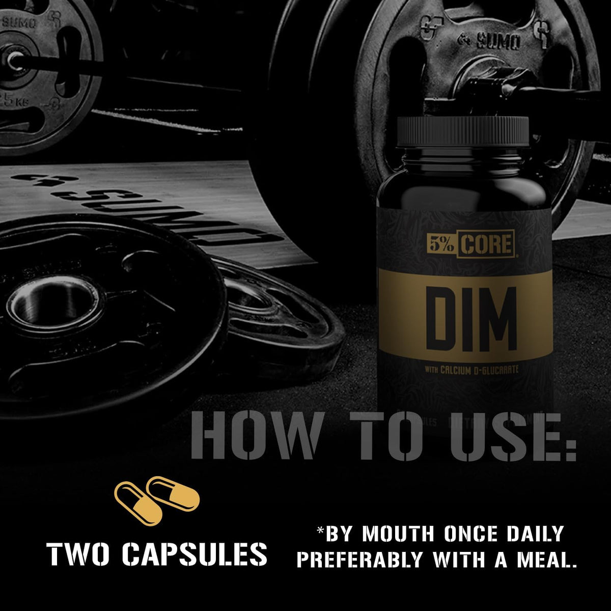 DIM Complex cu D - Glucarat de Calciu, Broccoli Organic si Bioperina - CORE 5% - 60 Capsule - Protein4Life