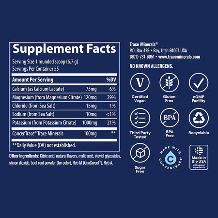 Electroliti Fara Zahar - Keto - Trace Minerals - 330 grame - Protein4Life