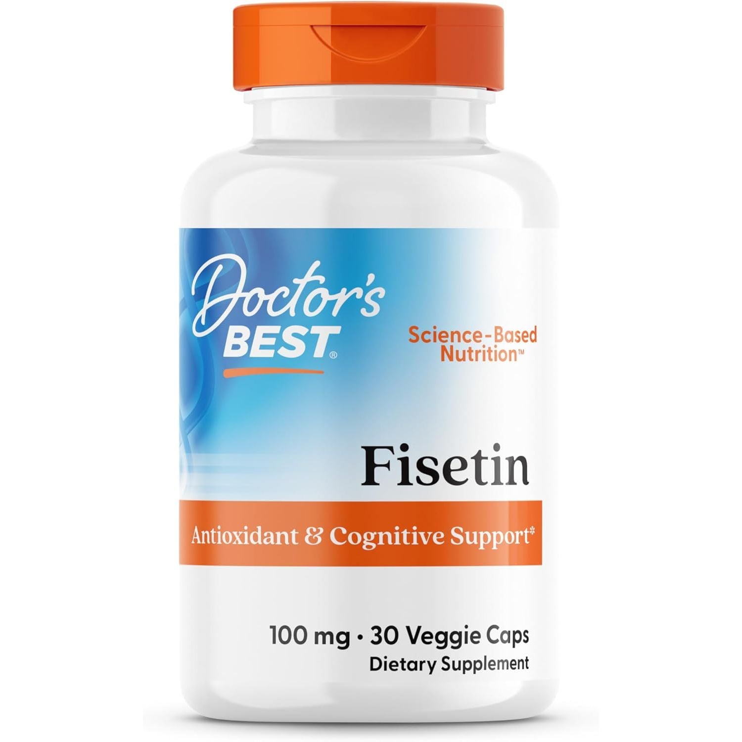 Fisetina cu Novusetin - NON GMO - Gluten Free - Doctor's Best - 100 mg - 30 capsule - Protein4Life