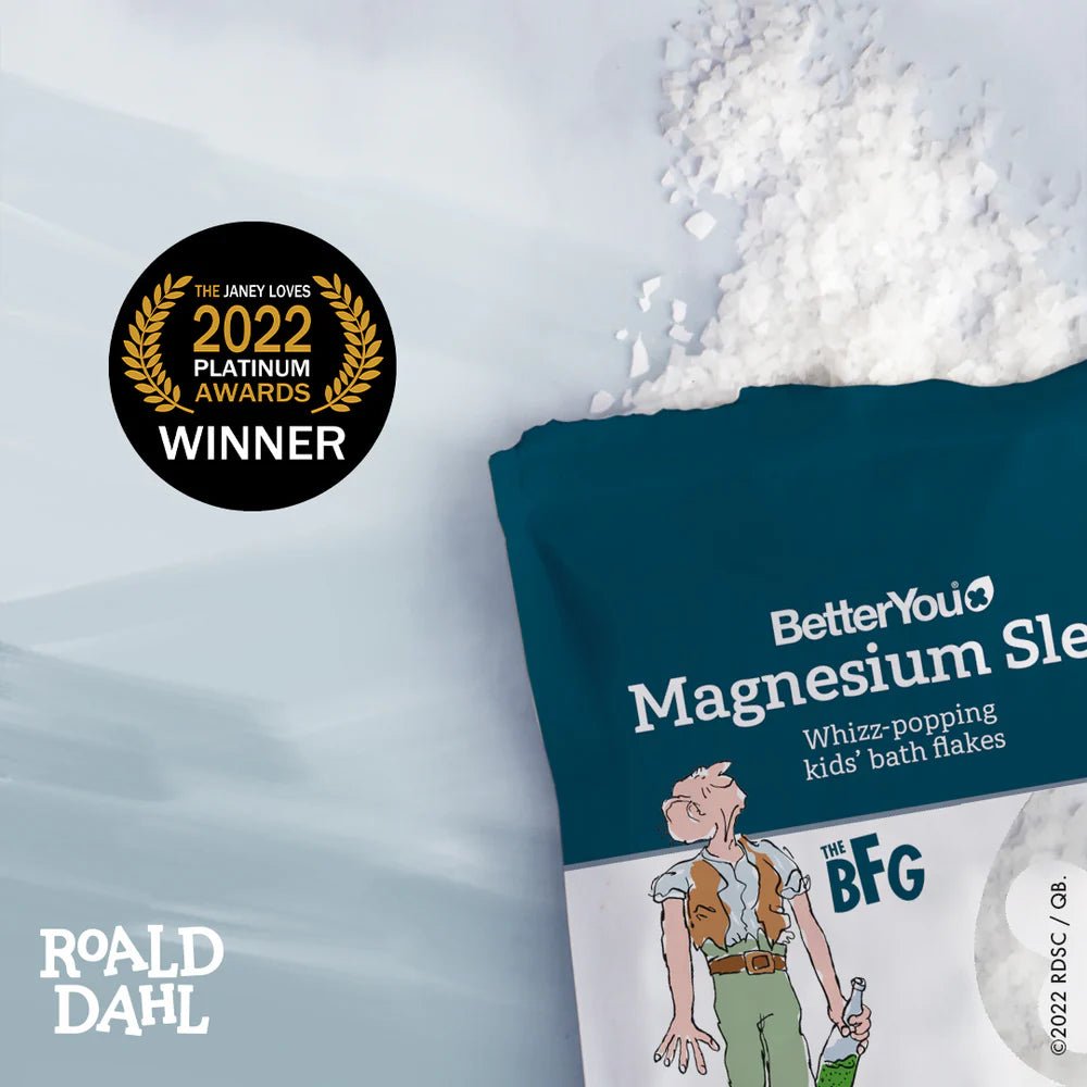 Fulgi de Magneziu pentru Baia Copiilor si Relaxare - BetterYou - 750 grame - Protein4Life