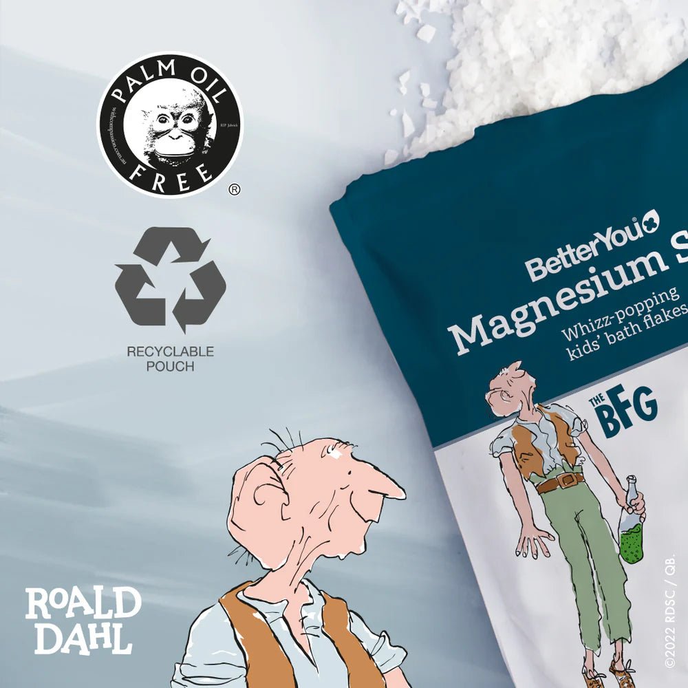 Fulgi de Magneziu pentru Baia Copiilor si Relaxare - BetterYou - 750 grame - Protein4Life