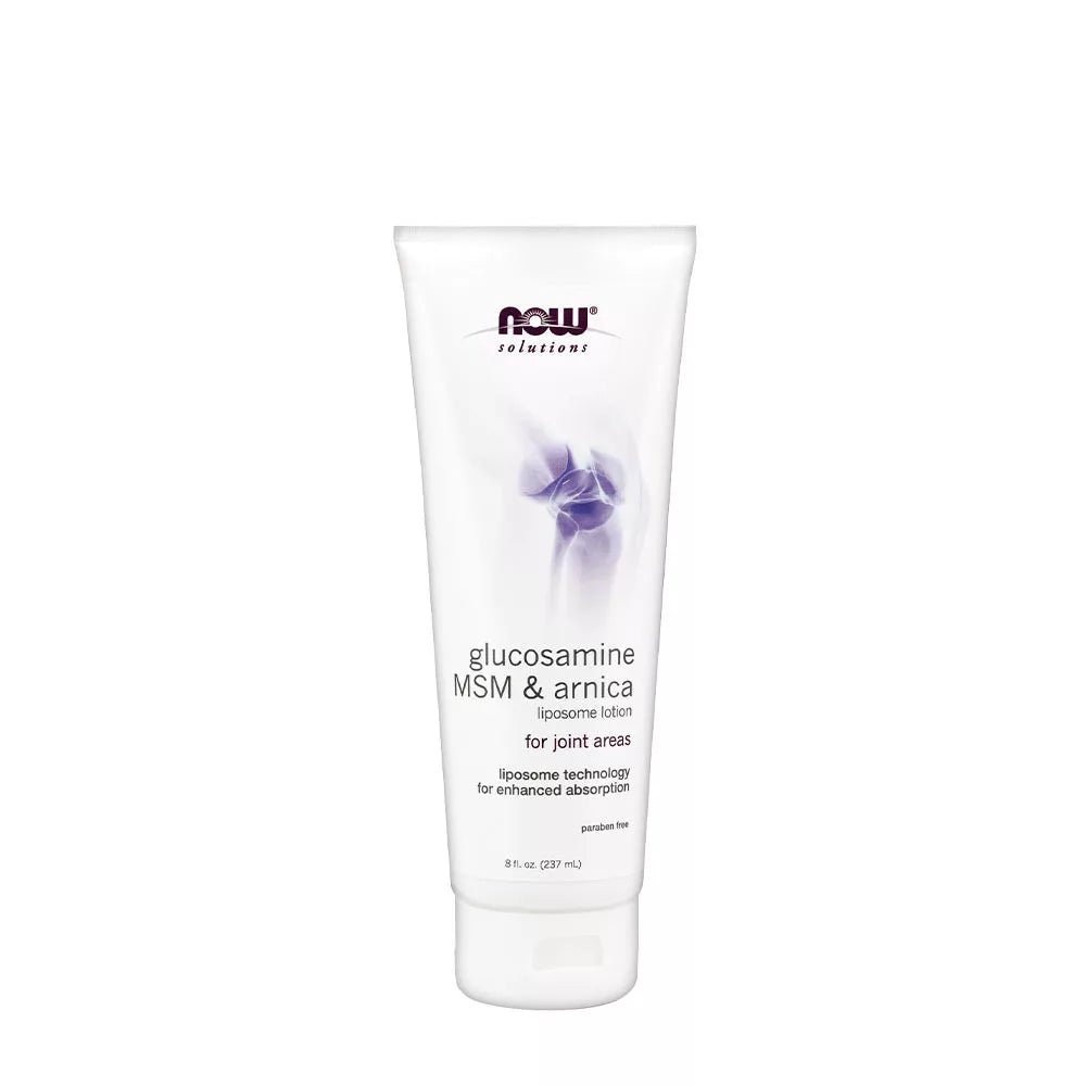 Glucosamine, MSM & Arnica Liposome Lotion, 237 ml, Now Foods - Protein4Life