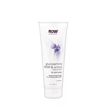 Glucosamine, MSM & Arnica Liposome Lotion, 237 ml, Now Foods - Protein4Life