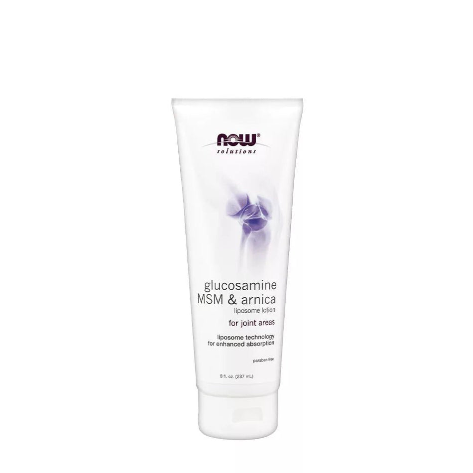 Glucosamine, MSM & Arnica Liposome Lotion, 237 ml, Now Foods - Protein4Life