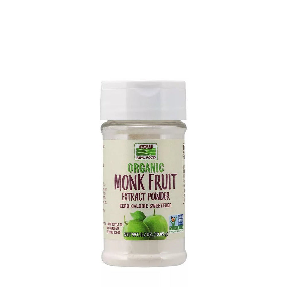 Indulcitor Monk Fruit Organic - Fructul Calugarului - Now Foods - Protein4Life