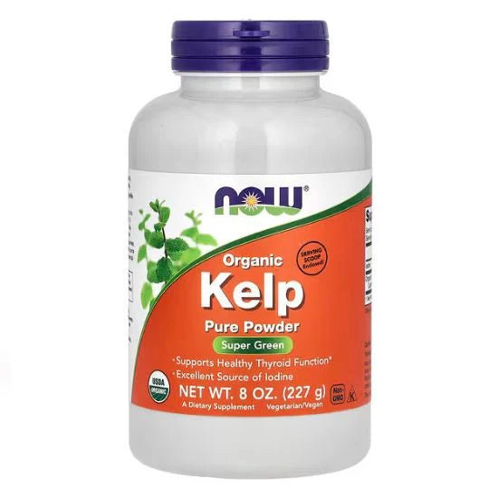 Kelp Pudra - Iod Natural din Alge - NOW Foods - 227 grame - Protein4Life