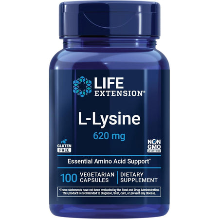 L - Lysine - Life Extension - 620 mg - 100 capsule - Protein4Life
