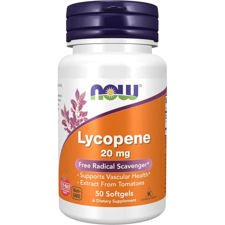 Licopen Capsule pentru Sanatatea Inimii si a Prostatei - NOW Foods - Protein4Life