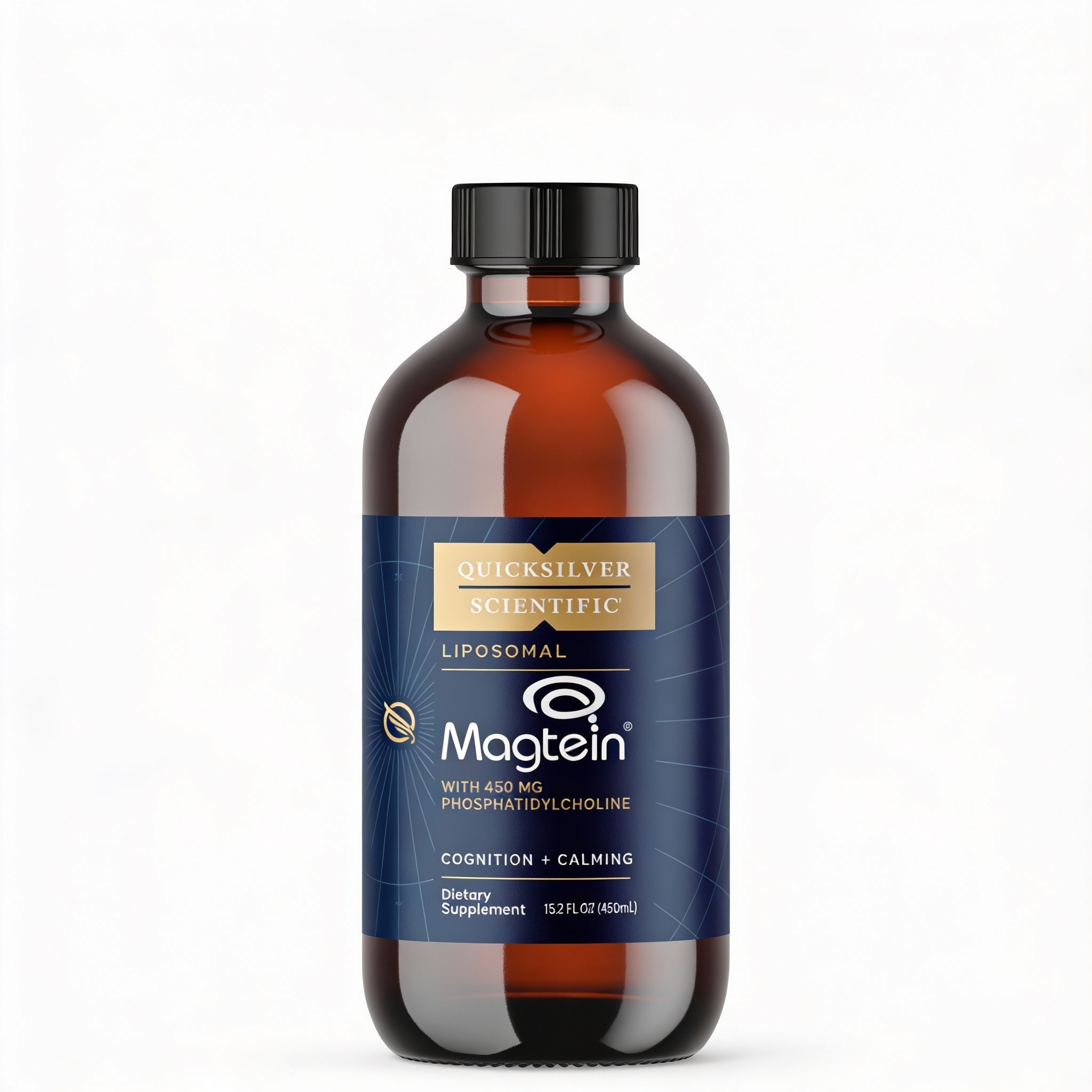 Liposomal Magtein L Threonate Magnesium - QuickSilver Scientific - 450 ml - Protein4Life