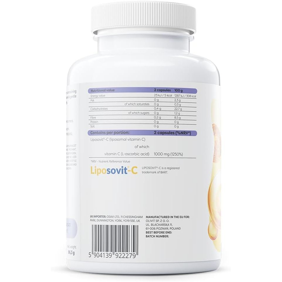 Liposomal Vitamin C - Osavi - Liposovit C - 1000 mg - Protein4Life