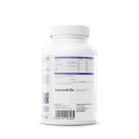 Liposomal Zinc - Osavi - 15mg - 120 capsule - Protein4Life