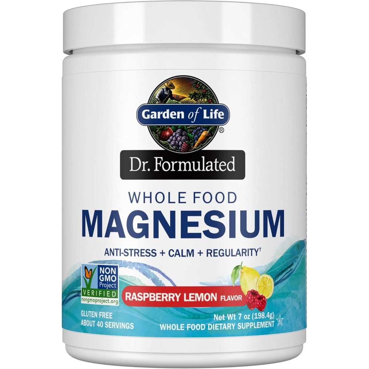 Magneziu Efervescent cu Probiotic pentru Relaxare, Digestie si Energie - Garden of Life - 297 grame - Protein4Life